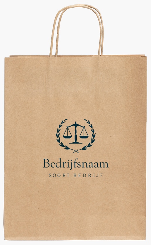 Voorvertoning ontwerp voor Ontwerpgalerij: Wet, openbare veiligheid en politiek Kraftpapieren tassen, 240 x 110 x 310 mm