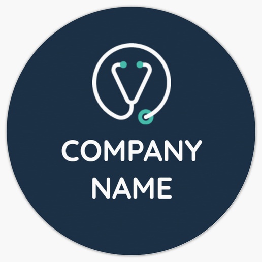 Design Preview for Medical Professionals Roll Labels Templates, 1.5" x 1.5"