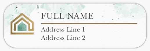 Design Preview for Home Staging Return Address Labels Templates, White Paper