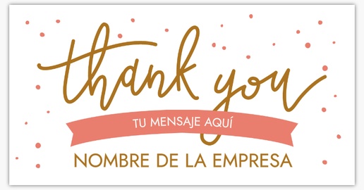 Un Letras de agradecimiento a mano. soporte diseño marrón rosa para Fiestas