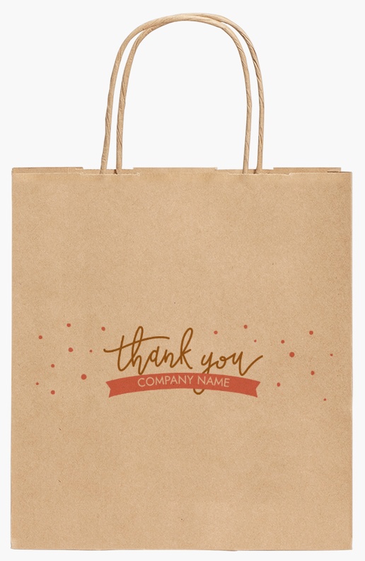 Design Preview for Design Gallery: Photography Standard Kraft Paper Bags, 19 x 8 x 21 cm