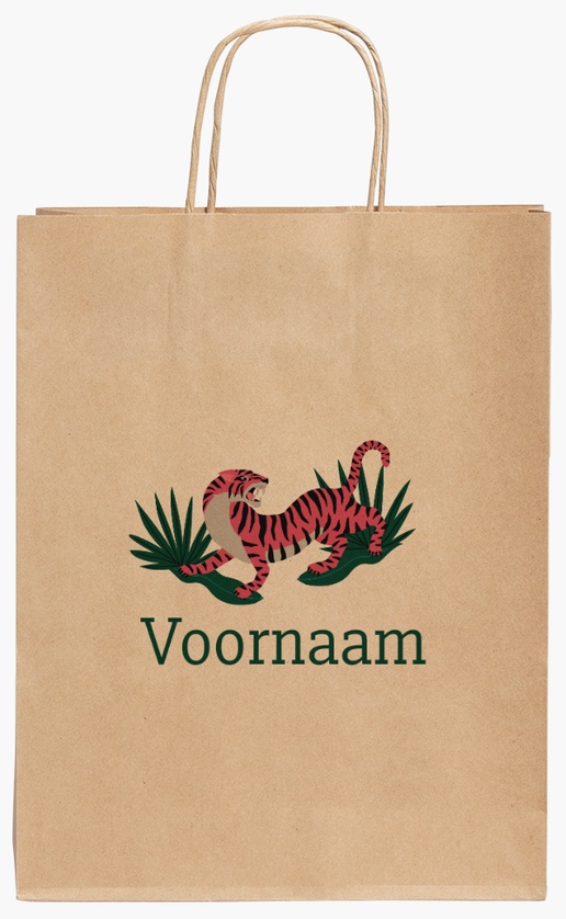 Voorvertoning ontwerp voor Ontwerpgalerij: Dieren Full color papieren tassen, 240 x 110 x 310 mm