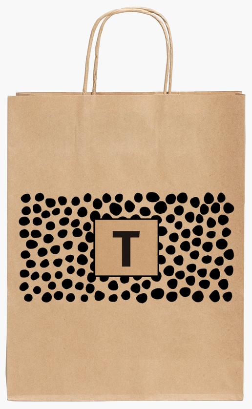 Voorvertoning ontwerp voor Ontwerpgalerij: Feestdagen Kraftpapieren tassen, 240 x 110 x 310 mm
