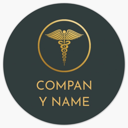 Design Preview for Medical Equipment & Pharmaceuticals Roll Labels Templates, 1.5" x 1.5"