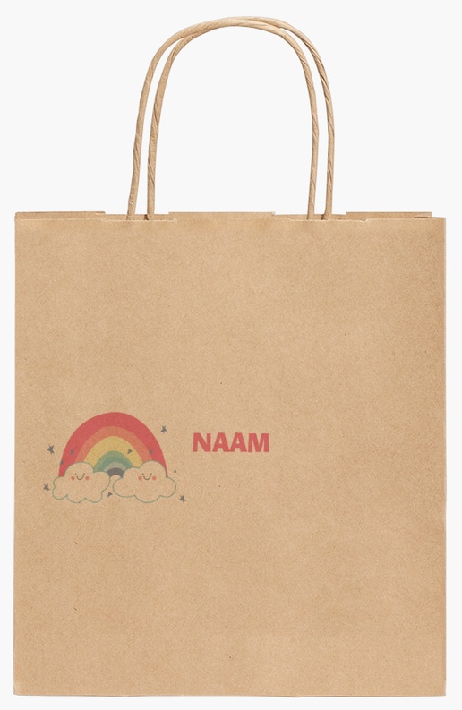 Voorvertoning ontwerp voor Ontwerpgalerij: Baby Full color papieren tassen, 190 x 80 x 210 mm