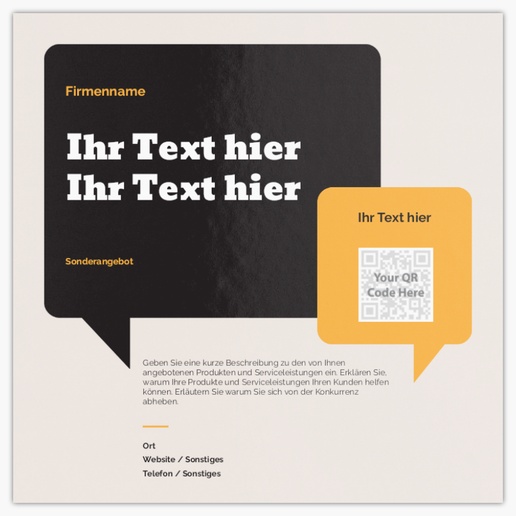 Designvorschau für Designgalerie: Postkarten Informationstechnologie, Quadratisch (210 x 210 mm)