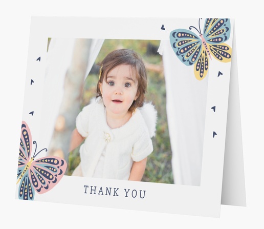 A kids photo white gray design for Birthday with 1 uploads