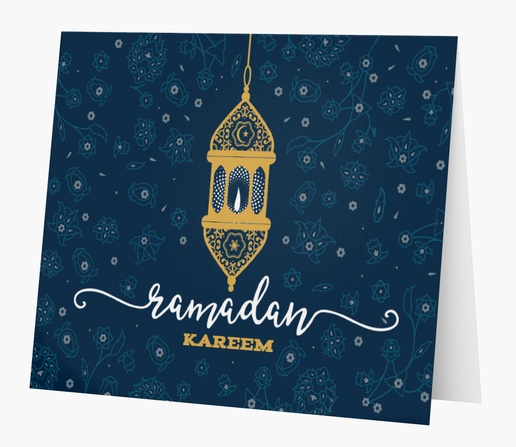 A 1 image lantern blue gray design for Holiday