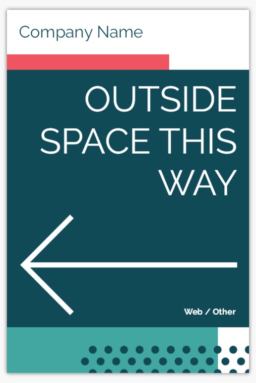 A outside space directions gray green design for Art & Entertainment