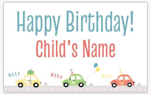 Design Preview for Child Birthday Vinyl Banners Templates, 2.5' x 4' Indoor vinyl Single-Sided