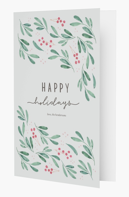 A holiday greenery business white cream design for Theme