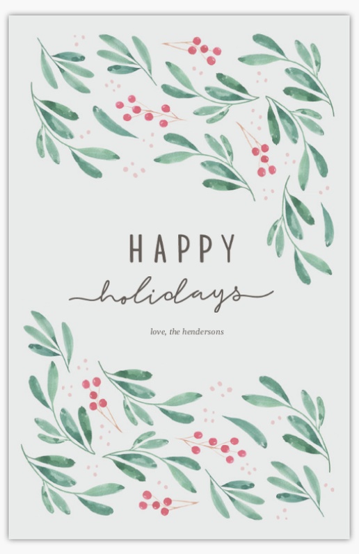 A holiday greenery business gray design for Theme