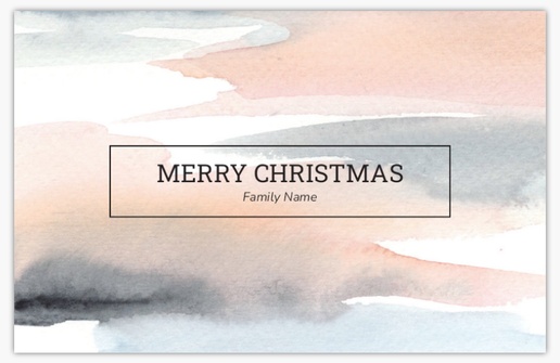 Design Preview for  Christmas Cards Templates, Flat 4.6" x 7.2" 