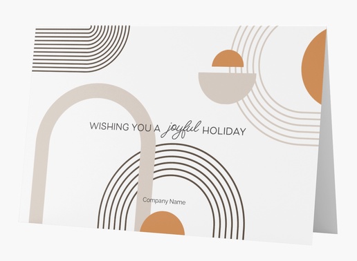A neutrals wishing you a joyful holiday white gray design for Events