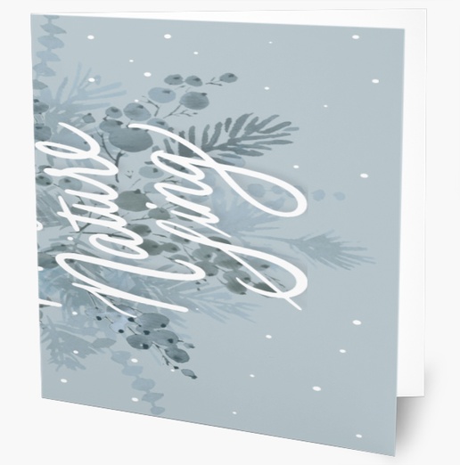 Aperçu du graphisme pour Cartes de souhaits et cartes de Noël personnalisées, Pliées 5.5 x 5.5 po 