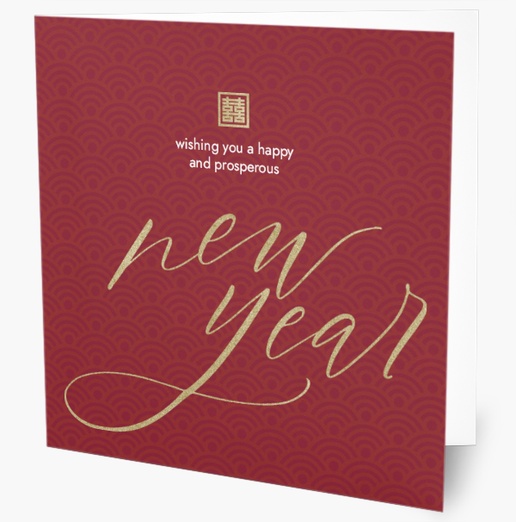 A chinese new year lunar red brown design for Events