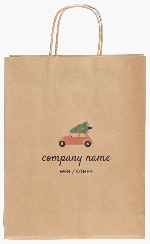 Design Preview for Design Gallery: Fun & Whimsical Standard Kraft Paper Bags, 24 x 11 x 31 cm