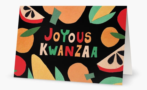 A joyous kwanzaa kwanzaa produce black cream design for Events