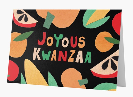 A joyous kwanzaa kwanzaa produce black yellow design for Events