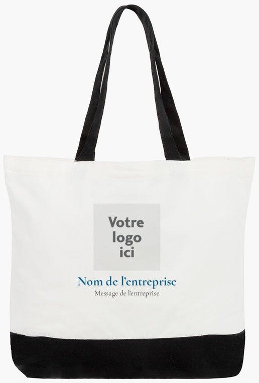 Aperçu du graphisme pour Galerie de modèles : Grand sac fourre-tout en coton VistaPrint