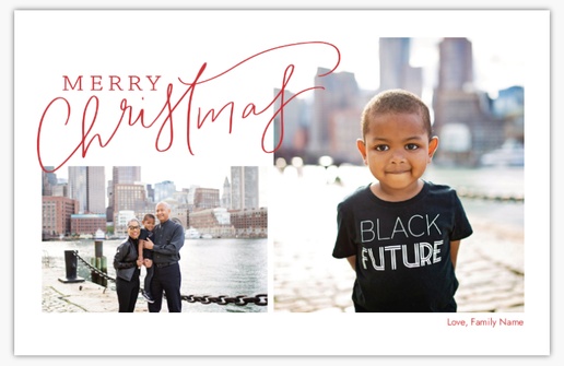 A photo logo white gray design for Christmas with 2 uploads