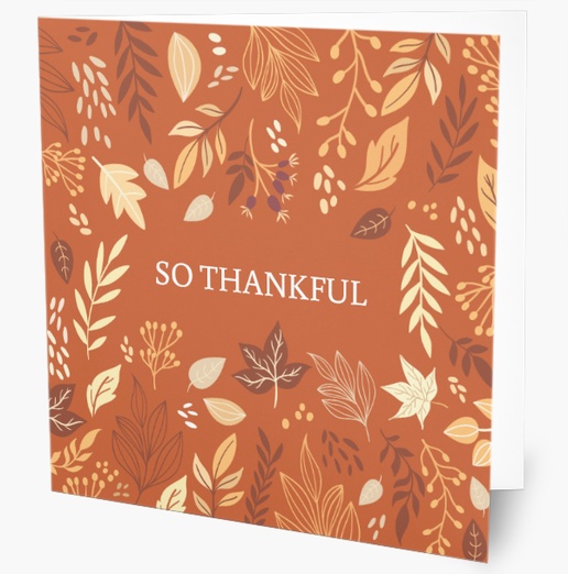 A autumn so thankful red orange design for Events