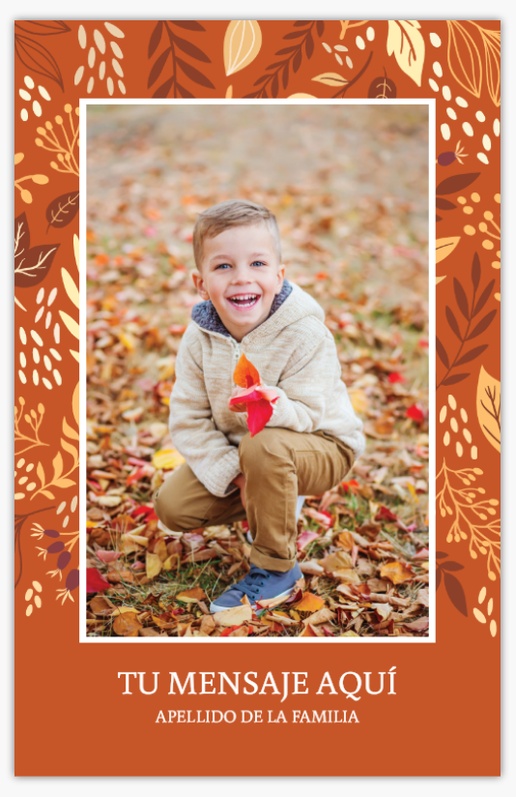 Un hojas de otoño tan agradecido diseño blanco naranja para Acción de Gracias con 1 imágenes