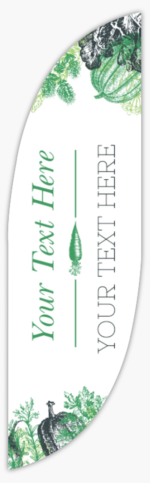 Design Preview for Agriculture & Farming Flags Templates, 10' Feather Single Sided