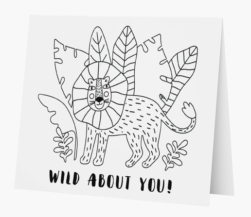 A wild about you valentinesday white gray design for Holiday