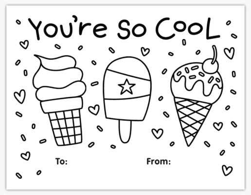 A you're so cool valentine kids valentines day black gray design for Valentine's Day