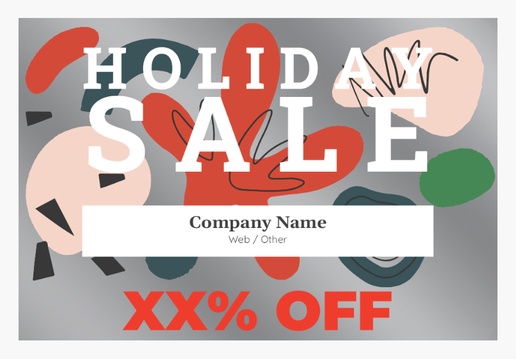 A coupon holiday brown white design for Holiday