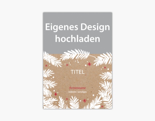 Designvorschau für Weihnachtspostkarten, A5 (148 x 210 mm)