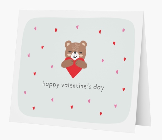A kidsvalentines kids fill in the blank valentine gray brown design for Holiday