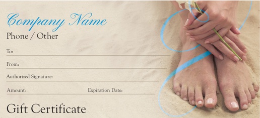 Design Preview for Travel & Accommodation Gift Certificates Templates