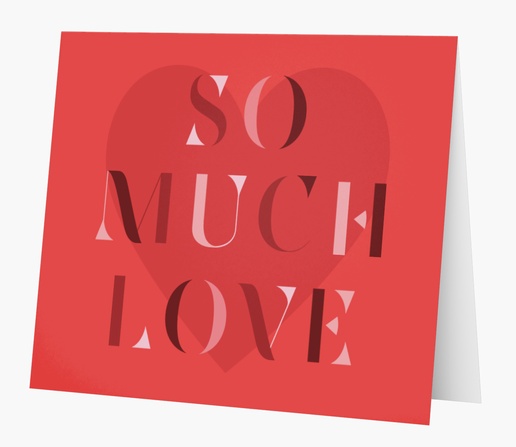 Un tipografía del día de san valentín corazón diseño rojo para San Valentín