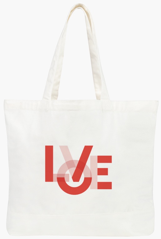 Anteprima design per Galleria di design: borsa di cotone grande vistaprint® per matrimonio