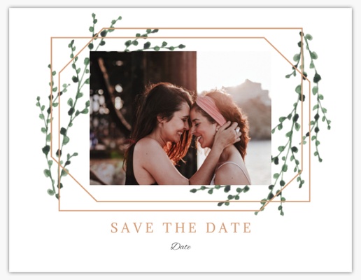 A logo save the date brown gray design for Traditional & Classic with 1 uploads