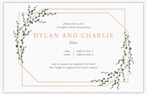 Design Preview for Design Gallery: Traditional & Classic Invitations & Announcements, Flat 18.2 x 11.7 cm