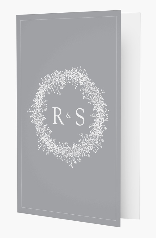 Förhandsgranskning av design för Designgalleri: Vinter Bröllopsinbjudningar, Vikt 18.2 x 11.7 cm