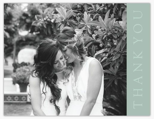 A shades of green minimal wedding gray design for Photo with 1 uploads
