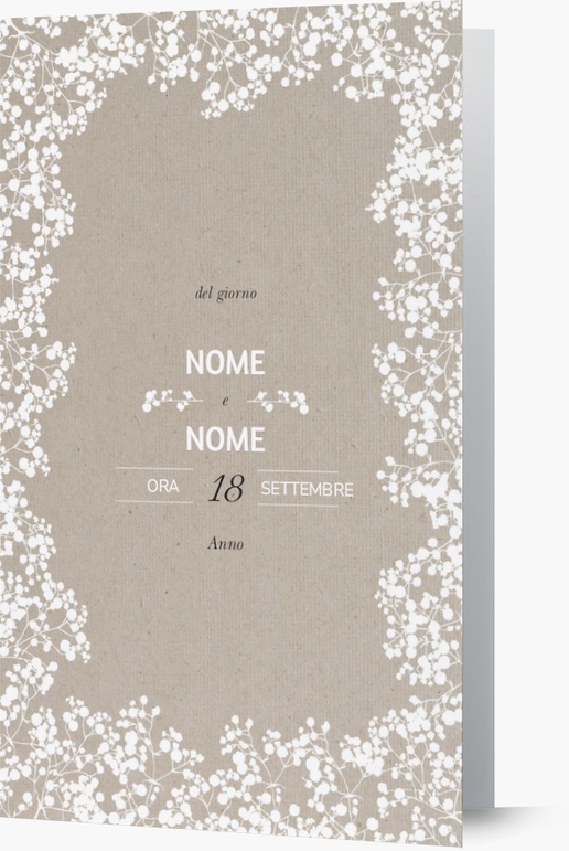 Anteprima design per Galleria di design: partecipazioni di matrimonio per primavera, Piegato 18.2 x 11.7 cm