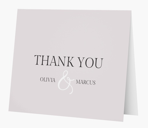 A classic thank you gray design for Elegant