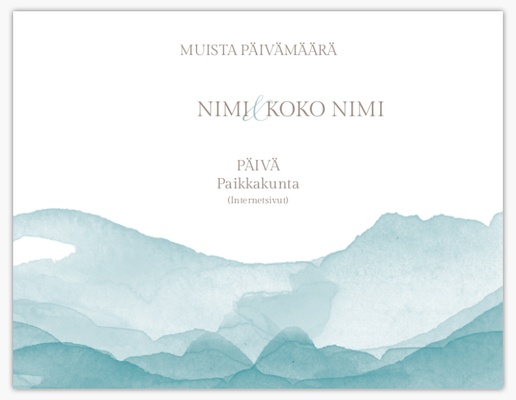 Mallin esikatselu Mallivalikoima: Merellinen Muista päivämäärä -kortit, 13,9 x 10,7 cm