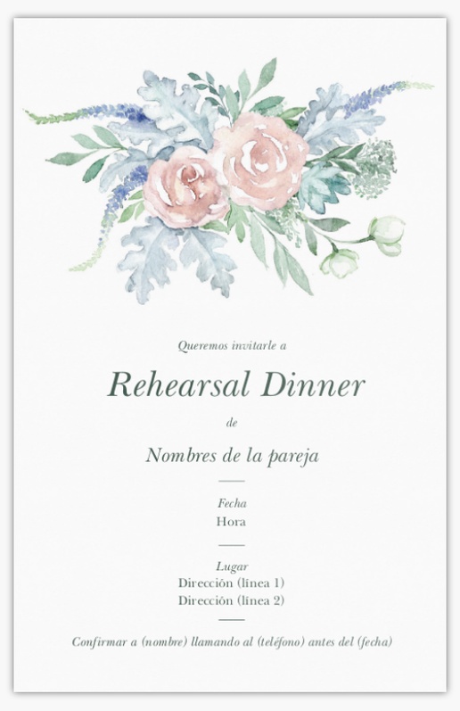 Vista previa del diseño de Galería de diseños de tarjetas e invitaciones para cena de prueba, Plano 18,2 x 11,7 cm