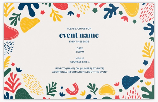Design Preview for Design Gallery: Patterns & Textures Invitations & Announcements, Flat 18.2 x 11.7 cm