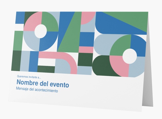 Vista previa del diseño de Galería de diseños de tarjetas e invitaciones para empresas, Plegada 18,2 x 11,7 cm
