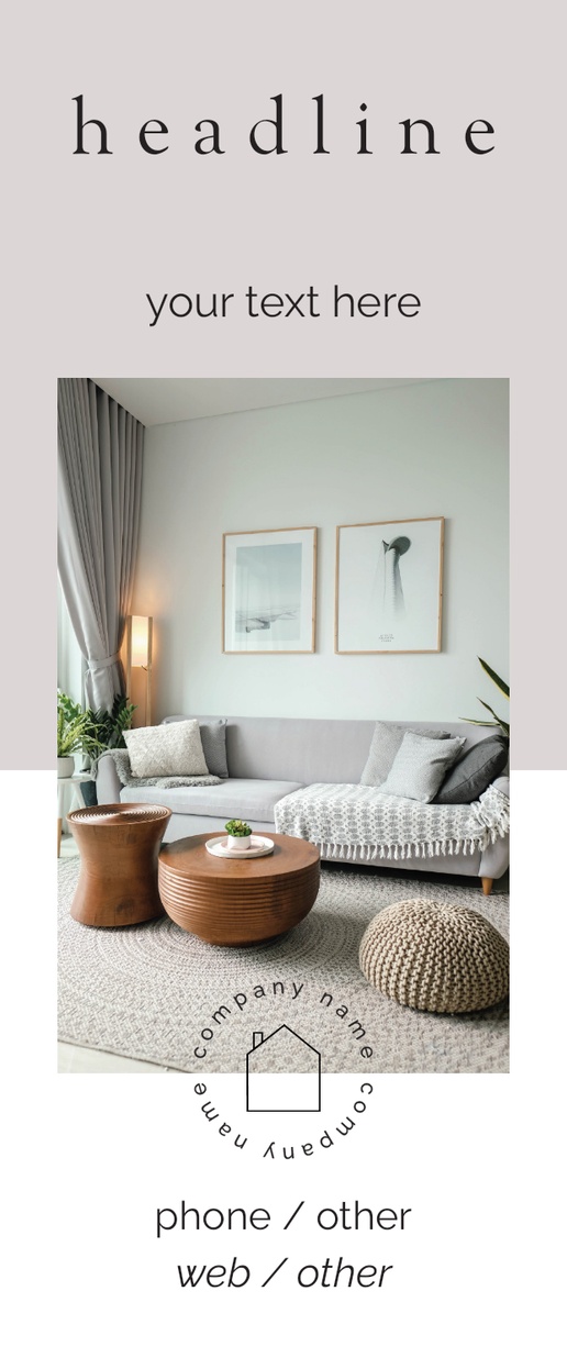 A furniture repair white gray design for Modern & Simple