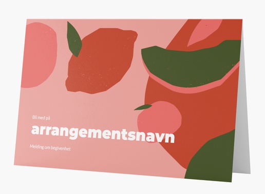 Forhåndsvisning av design for Designgalleri: Invitasjoner og kort, Dobbelt 18.2 x 11.7 cm