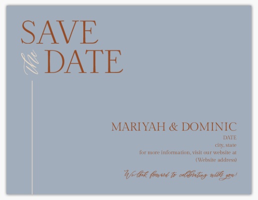 A classic save the date gray design for Purpose