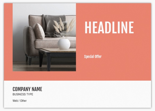 Design Preview for Design Gallery: Web Design & Hosting Postcards, A6